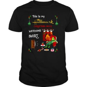 Resting Grinch face this is my hallmark christmas movie watching shirt