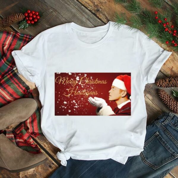 Retro Design Merry Christmas Hooligans Bruno Mars shirt