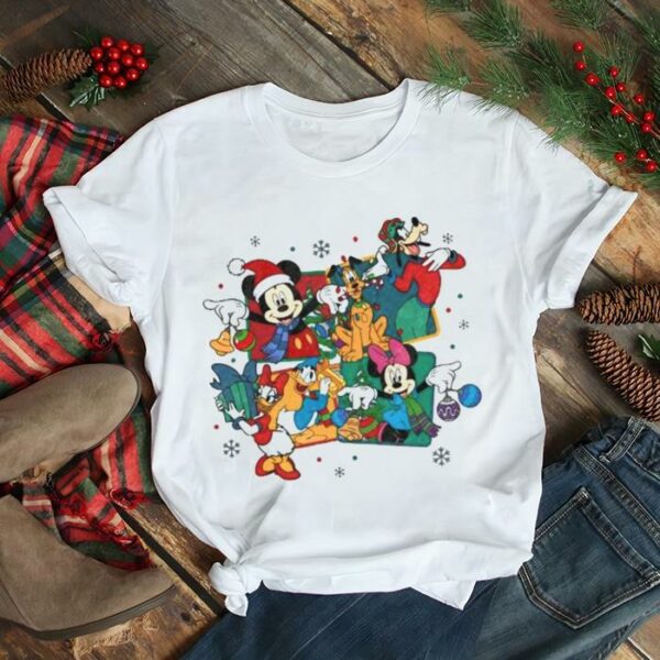 Retro Happy Xmas Day Mickey And Friends Disney Christmas 2022 shirt