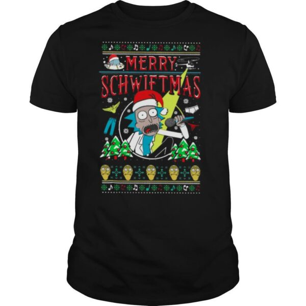 Rick And Morty Merry Schwiftmas Christmas shirt