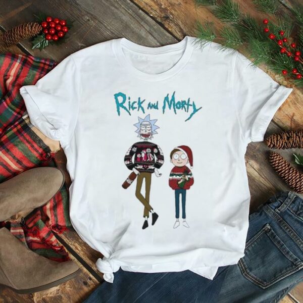 Rick And Morty Wearing Christmas Sweaters 2022 shirt