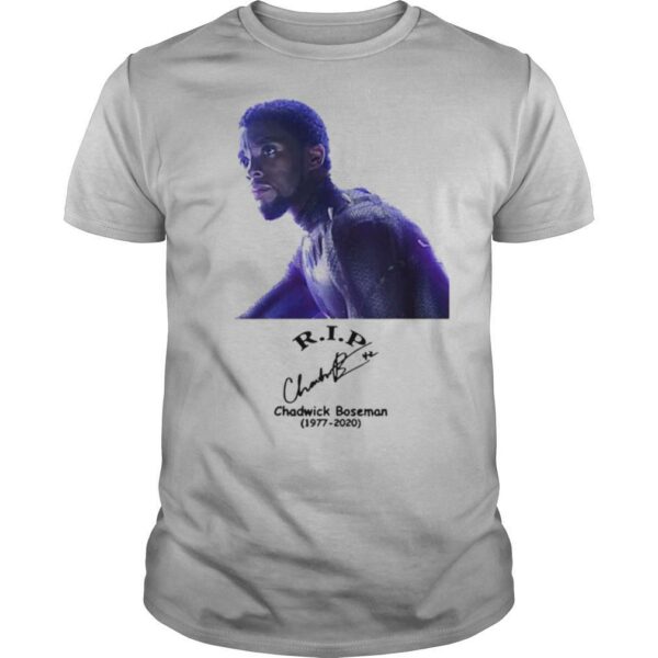 Rip Chadwick Boseman Black Panther 1977 2020 Signature shirt