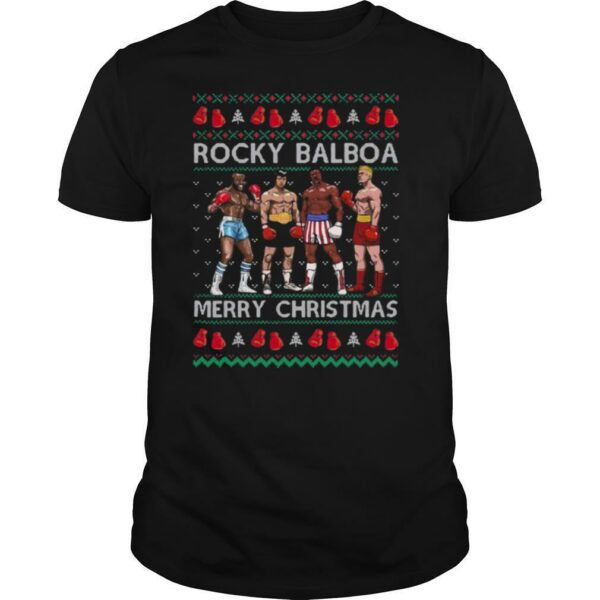 Rocky Balboa merry Christmas shirt