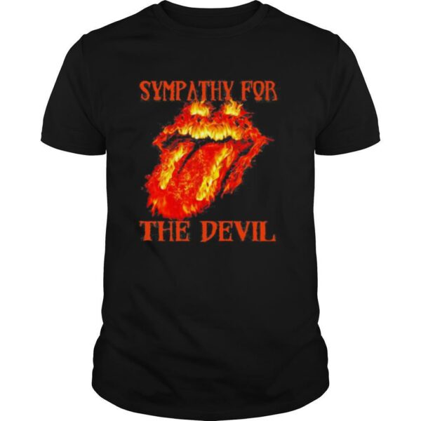 Rolling stone sympathy for the devil fire shirt