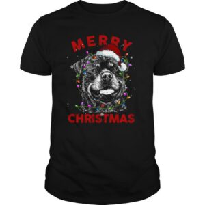 Rottweiler Christmas Lights shirt