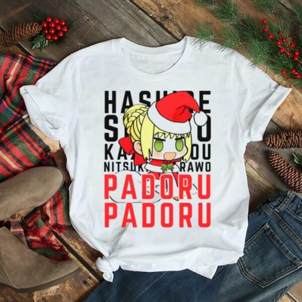 Saber Nero Christmas Padoru Padoru shirt