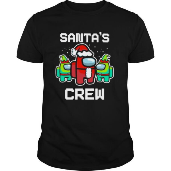 Santa’s Crew Among Us Game Sus Xmas shirt