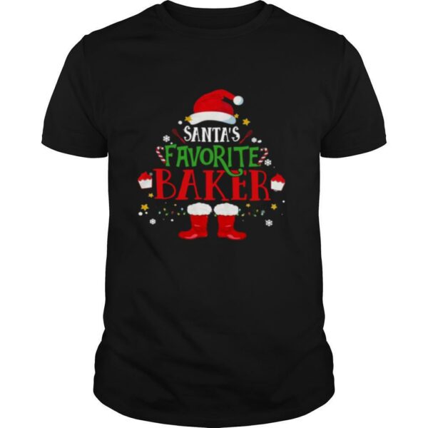 Santa’s Favorite Baker Merry Christmas shirt