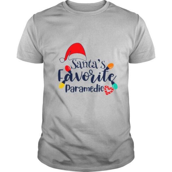 Santa’s Favorite Paramedic Christmas Light shirt