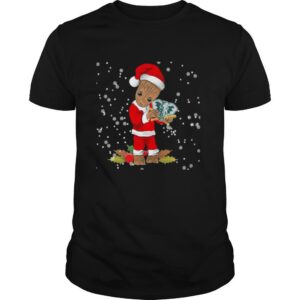 Santa Baby Groot Hug Oakland Athletics Christmas shirt
