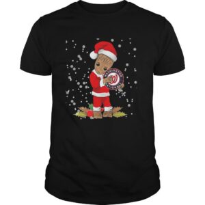Santa Baby Groot Hug Washington Nationals Christmas shirt