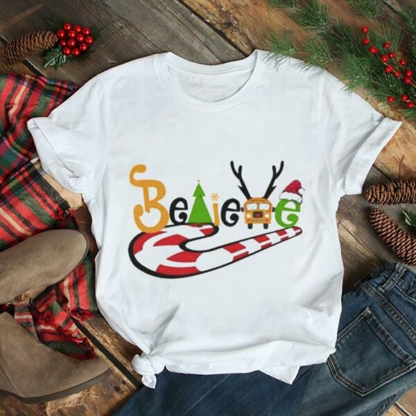 Santa Believe School Nike Christmas Shirt