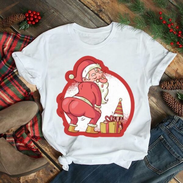 Santa Booty Funny Christmas shirt