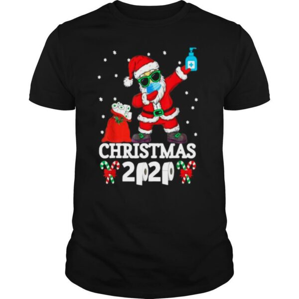 Santa Claus Dabbing Toilet Paper Christmas 2020 shirt