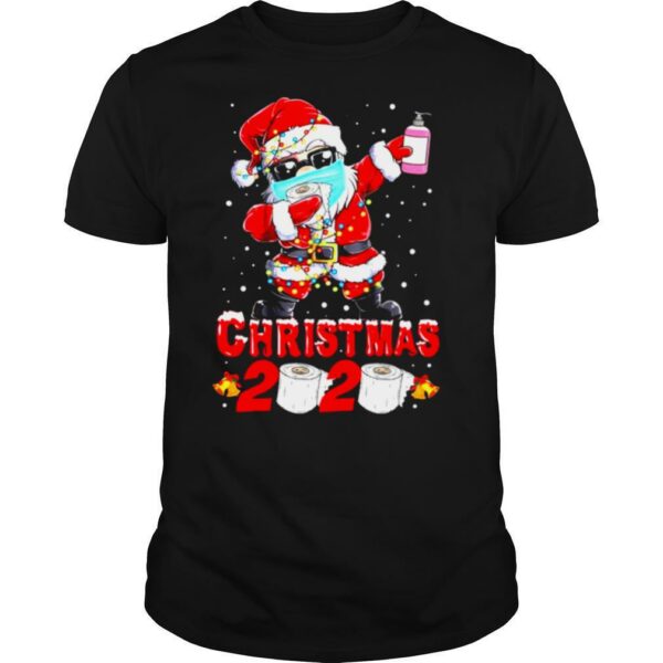 Santa Claus Dabbing Toilet Paper Merry Christmas 2020 shirt