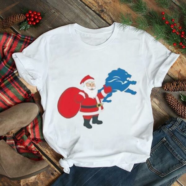 Santa Claus Detroit Lions NFL Christmas 2022 shirt