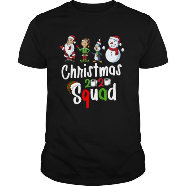 Santa Claus Elf Penguins Snowman Christmas 2020 Squad shirt