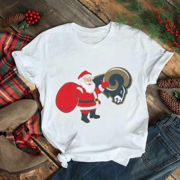 Santa Claus Los Angeles Rams NFL Christmas 2022 shirt