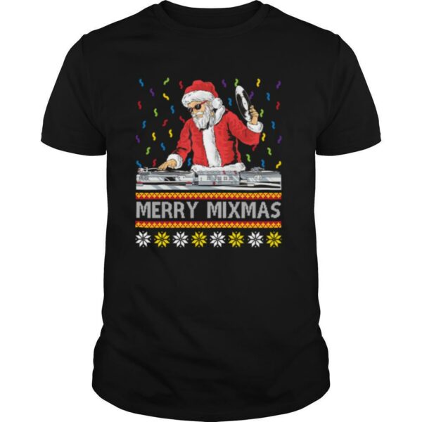 Santa Claus Music Merry Mimas Ugly Christmas shirt