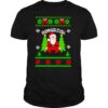Santa Claus Yoga Namasleigh Ugly Christmas shirt