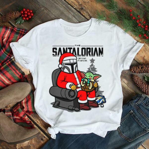 Santa Clause Baby Yoda Baby Yoda Christmas T Shirt