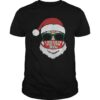 Santa Clause Christmas Ho Mask I Wear It For The Hos Merry Xmas shirt