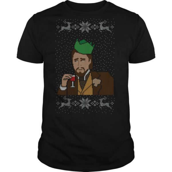 Santa Leonardo DiCaprio Ugly Christmas shirt