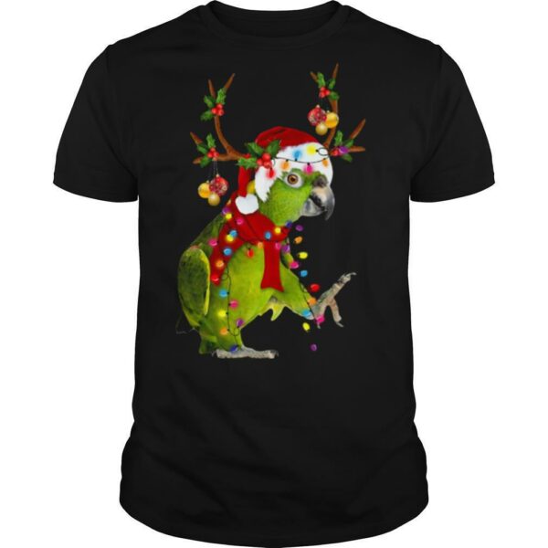 Santa Parrot Light Christmas shirt