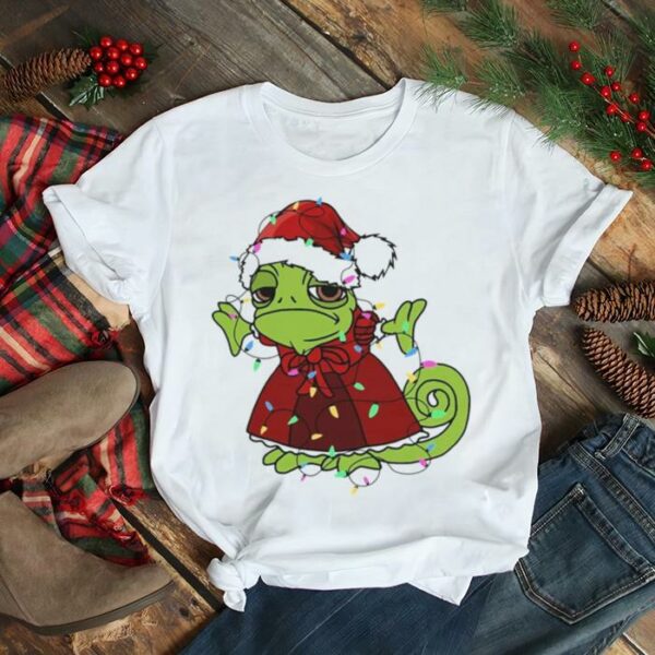 Santa Pascal Tangled Christmas Lights T shirt