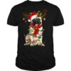 Santa Pug Reindeer Merry Christmas shirt