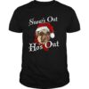Santa Pug Snow’s Out Ho’s Out Christmas shirt