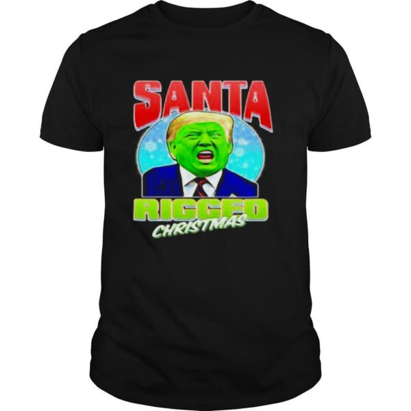 Santa Ricced Christmas Donald Trump Election shirt