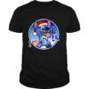 Santa Stitch I love winter Christmas shirt