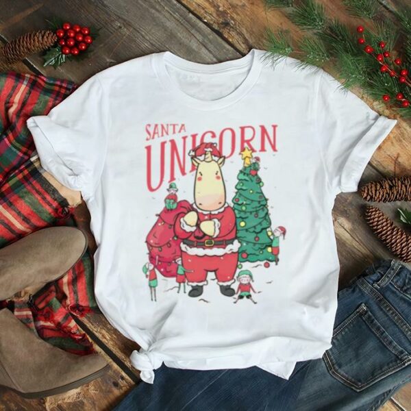 Santa Unicorn Christmas Santa Claus shirt