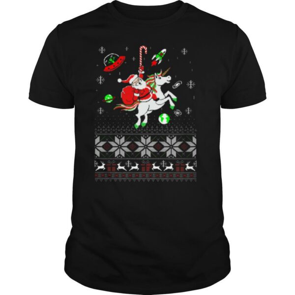 Santa Unicorn Ugly Christmas shirt