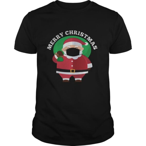 Santa Wearing Mask Quarantine Christmas 2020 shirt