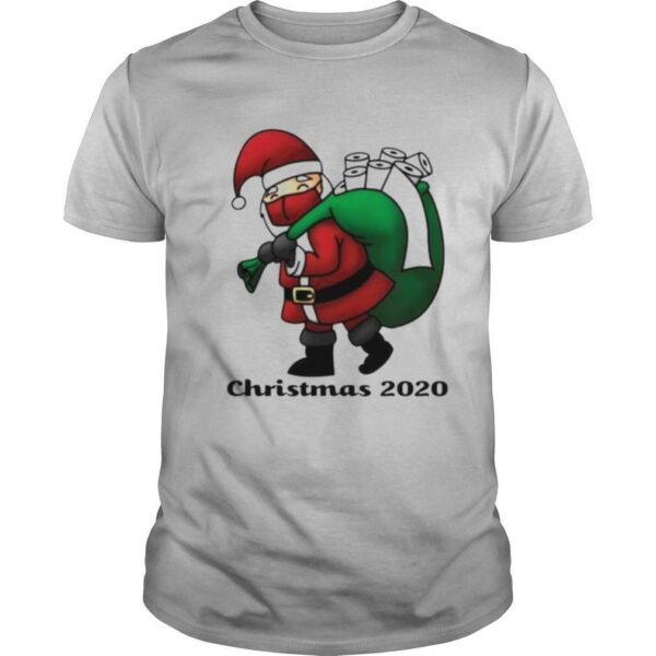 Santa christmas 2020 toilet paper shirt