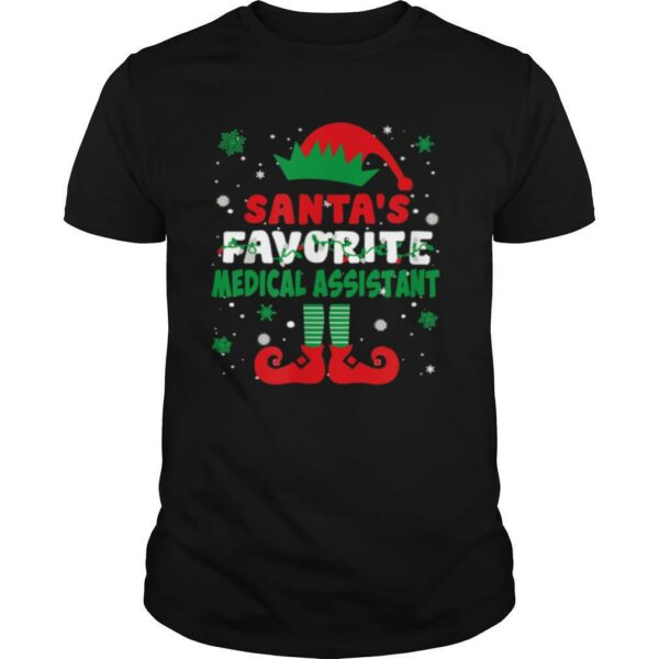 Santas Favorite Nurse Manager Christmas Light Xmas shirt