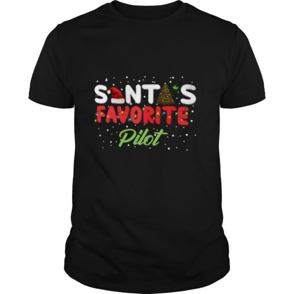 Santas Favorite Pilot Christmas shirt