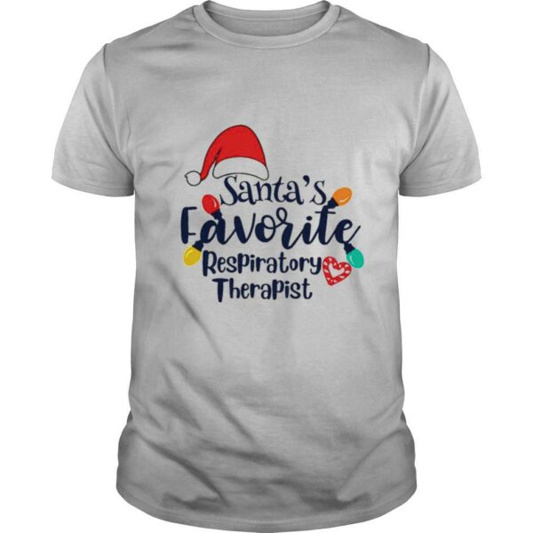 Santas Favorite Respiratory Therapist Christmas shirt