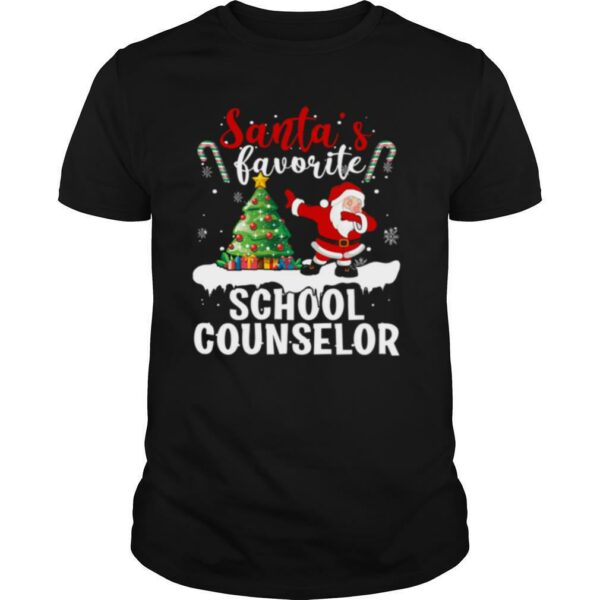 Santas Favorite School Counselor Santa Christmas shirt