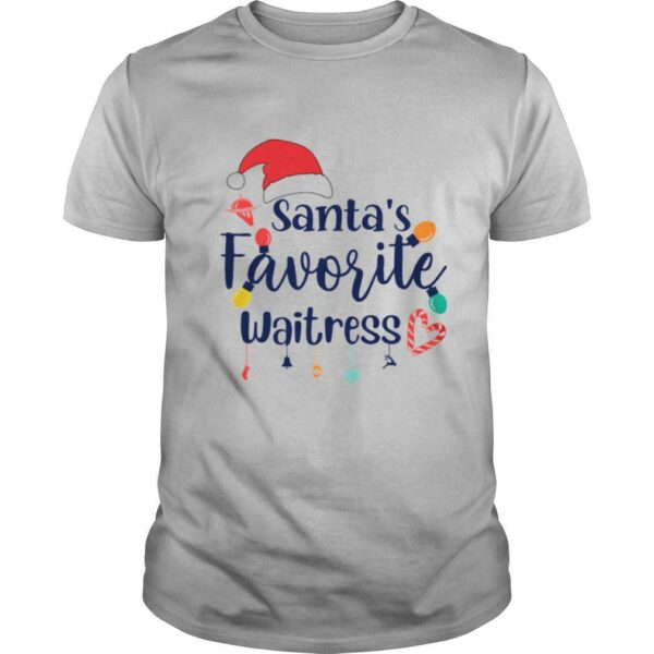 Santa’s Favorite Waitress Christmas shirt