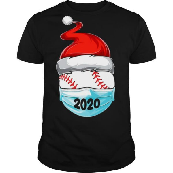 Satan Baseball Face Mask 2020 Merry Christmas shirt