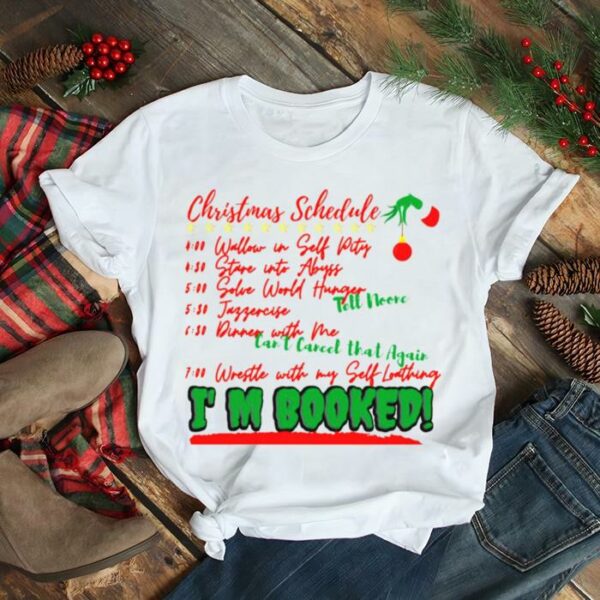 Schedule Christmas shirt