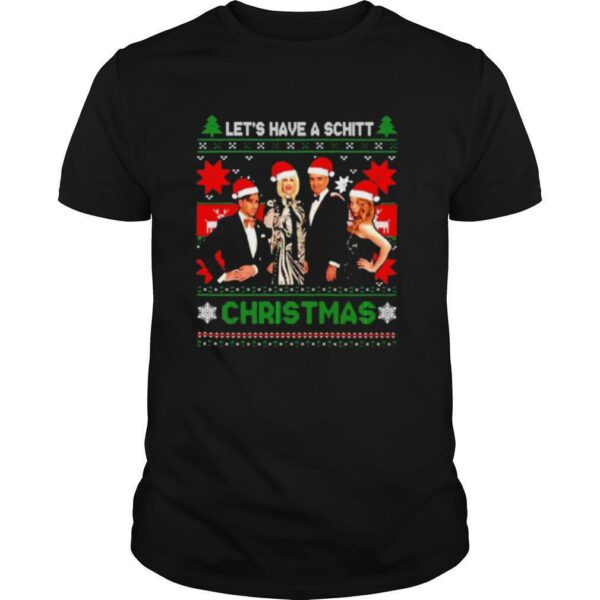 Schitts Creek characters lets have a schitt christmas shirt