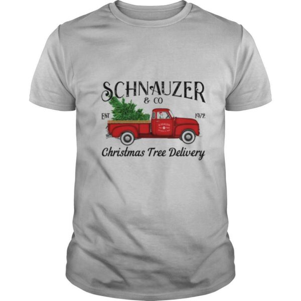 Schnauzer Christmas Tree Delivery shirt