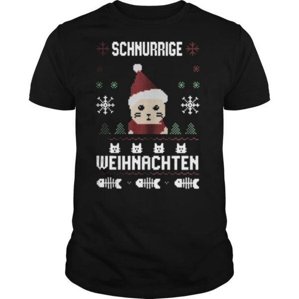 Schnurrige Weihnachten Ugly Christmas shirt