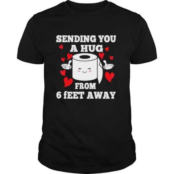 Sending You A Hug From 6 Ft Away Christmas Social Distancing shirt