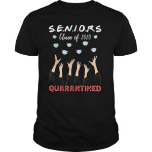 Senior Class Of 2020 Graduation Quarantine Social Distancing shirt