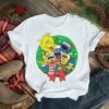 Sesame Street Christmas Wreath Characters Unisex T shirt